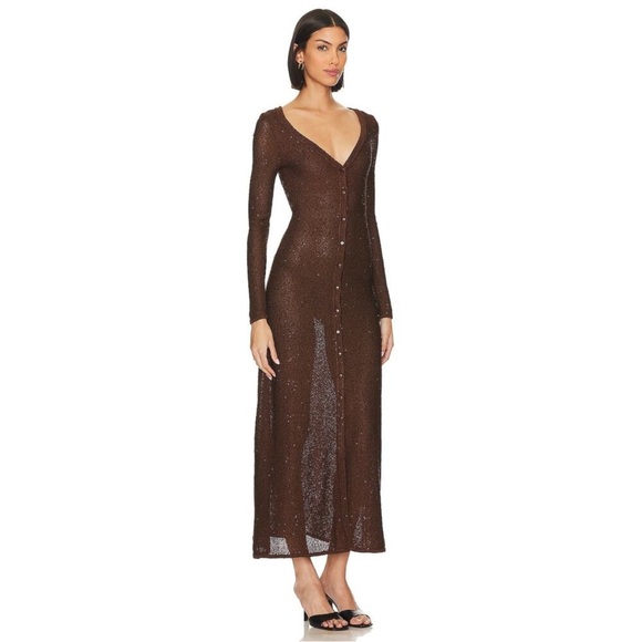 MISA Los Angeles Rafael Cardigan Dress, Size: M - Picture 8 of 16